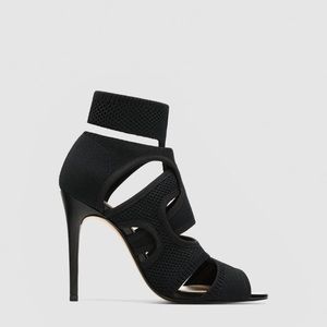 Zara Fabric Wraparound Sandals